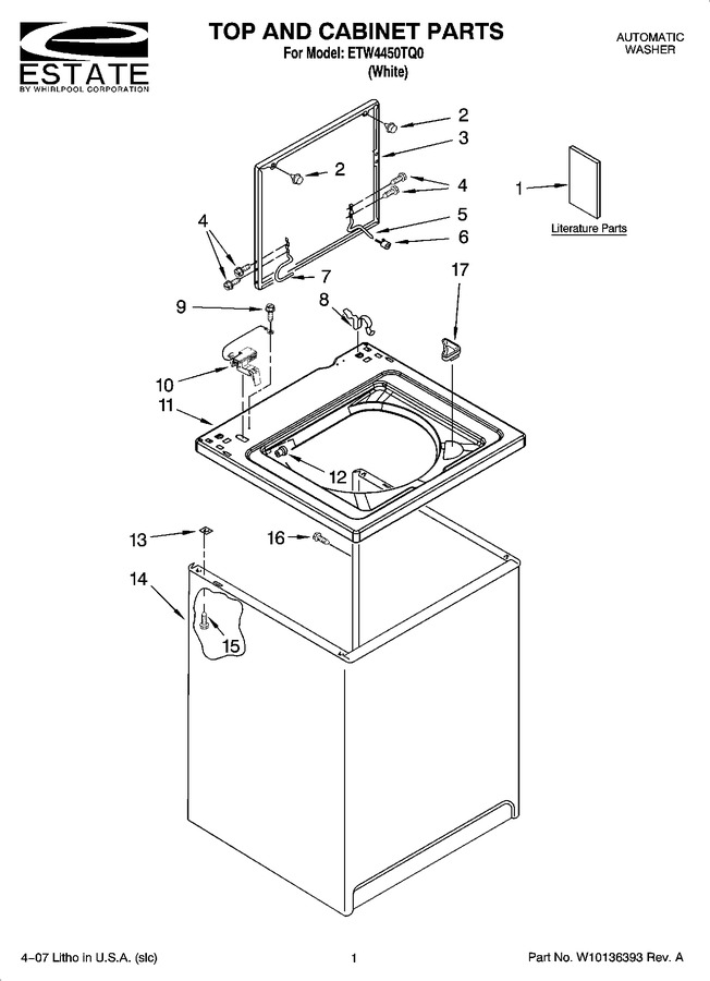 Diagram for ETW4450TQ0
