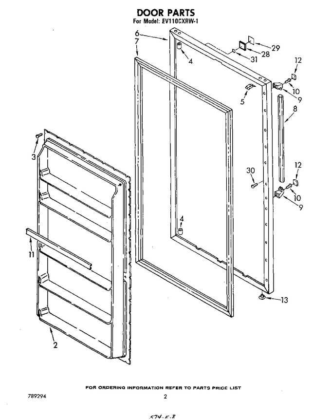 Diagram for EV110CXRW1