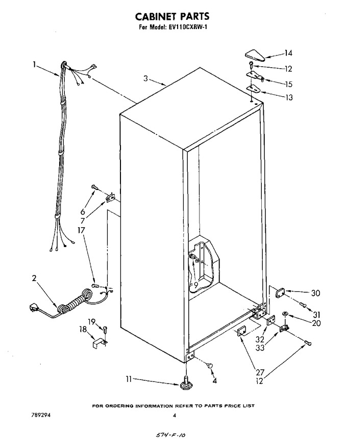 Diagram for EV110CXRW1