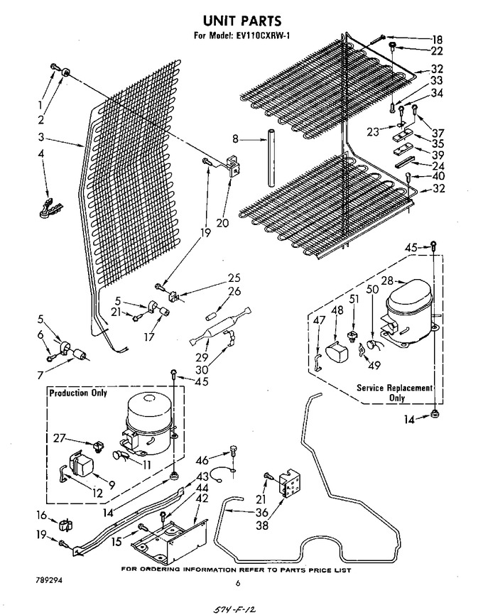 Diagram for EV110CXRW1