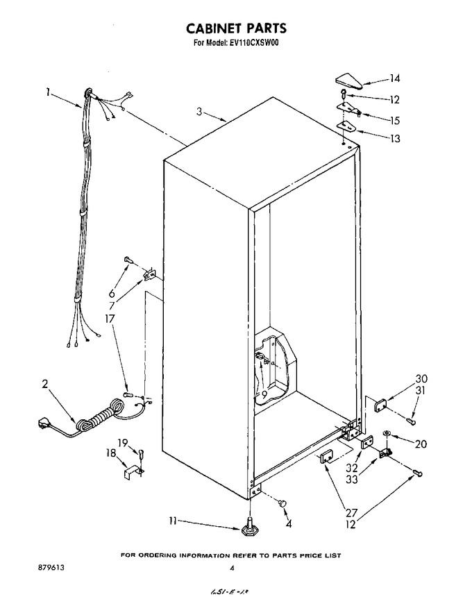 Diagram for EV110CXSW00