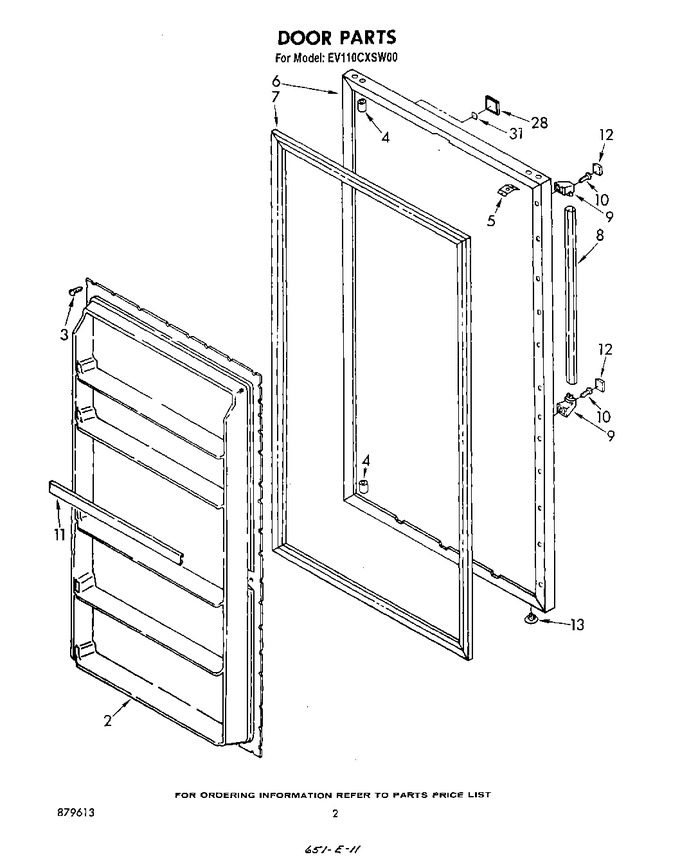 Diagram for EV110CXSW00