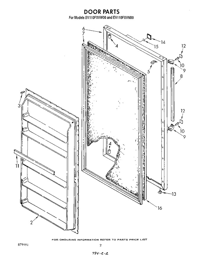 Diagram for EV110FXVW00
