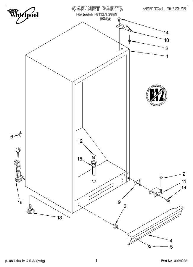 Diagram for EV120FXGW00