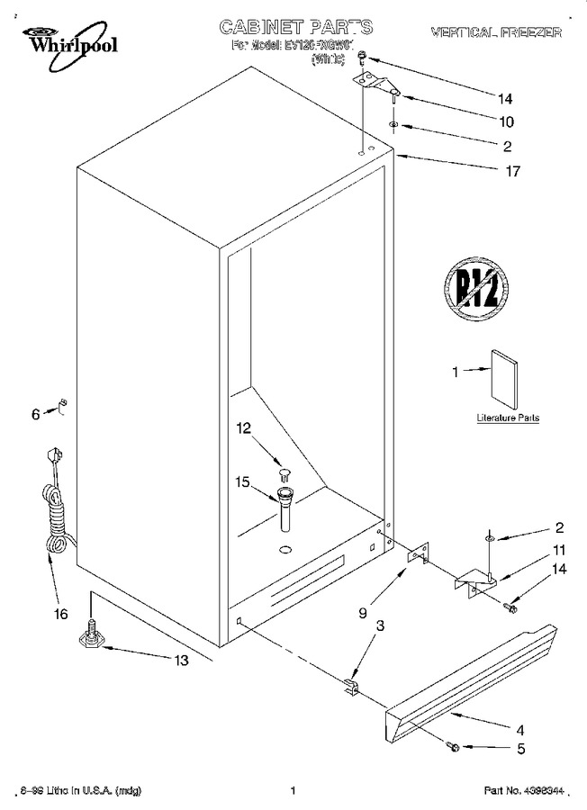 Diagram for EV120FXGW01