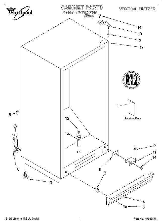Diagram for EV120FXGW02