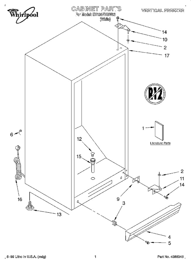Diagram for EV120FXGW03