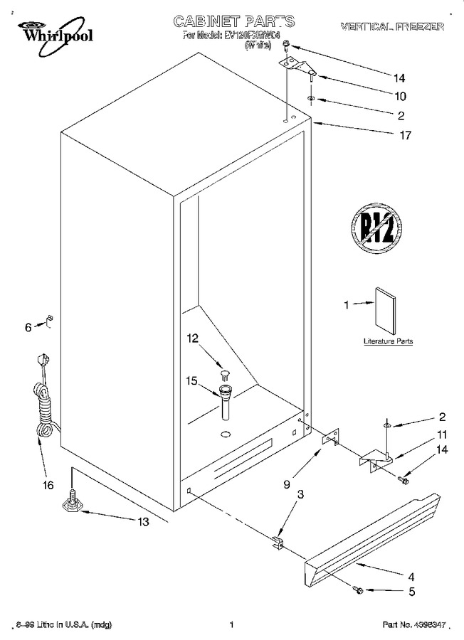 Diagram for EV120FXGW04
