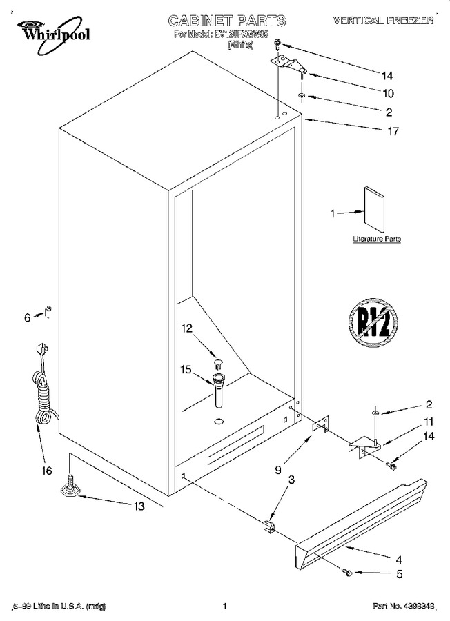 Diagram for EV120FXGW05
