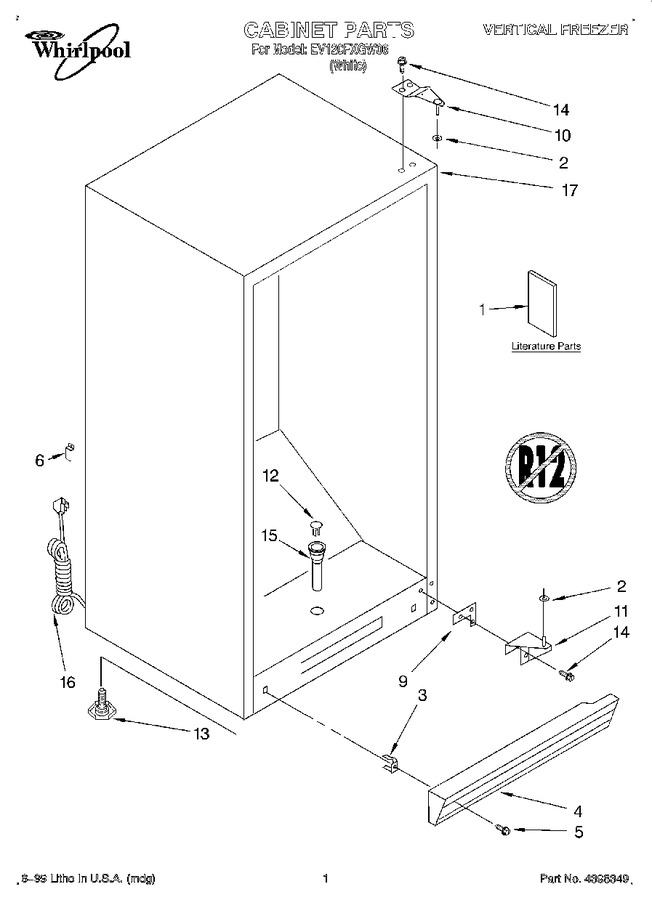 Diagram for EV120FXGW06