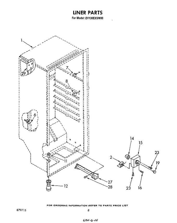 Diagram for EV130EXSW00