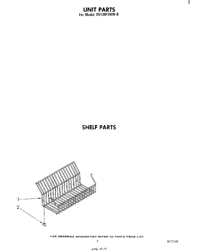 Diagram for EV130FXKW0