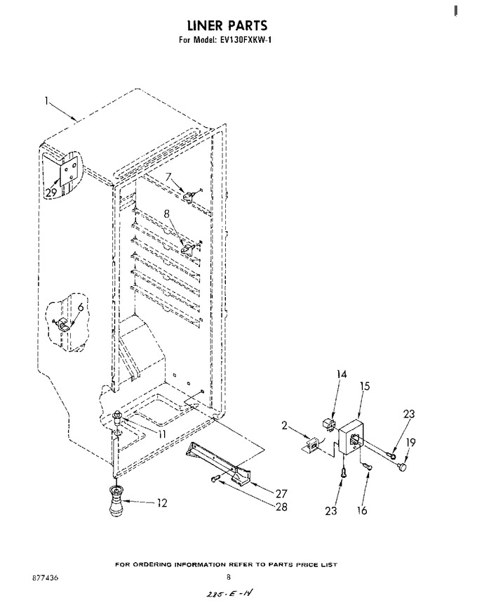 Diagram for EV130FXKW1