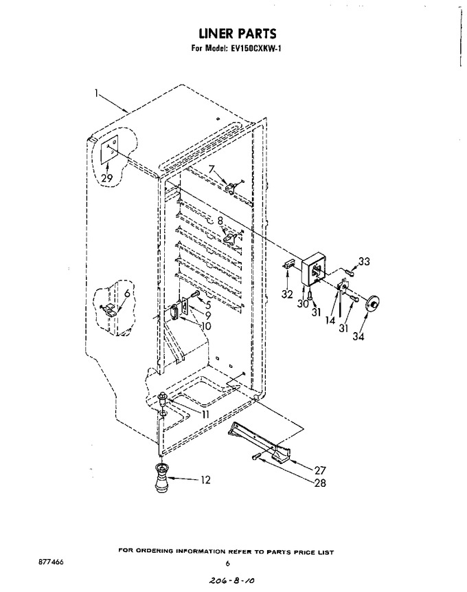 Diagram for EV150CXKW1