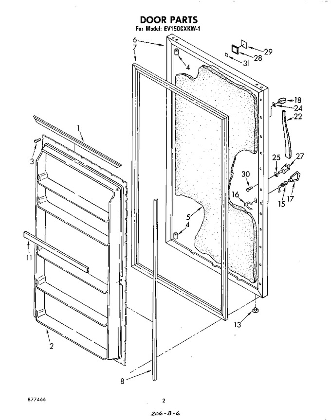 Diagram for EV150CXKW1