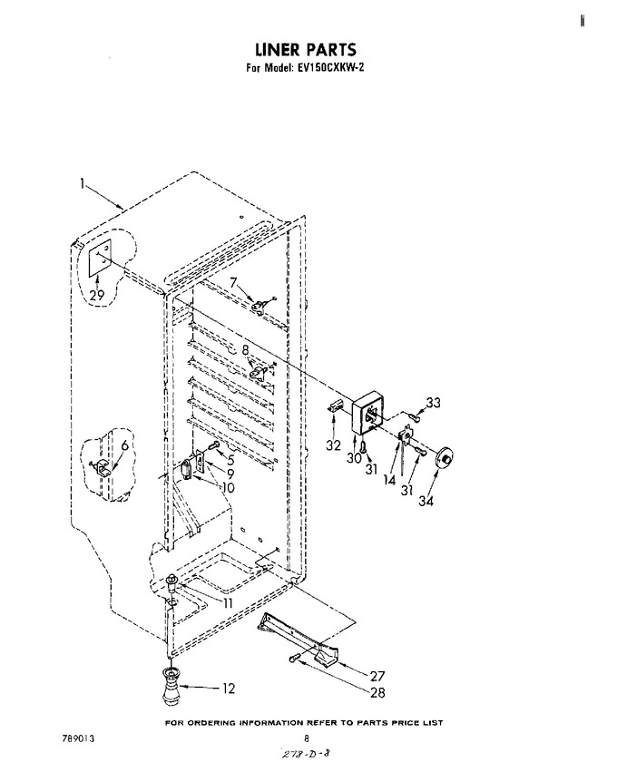 Diagram for EV150CXKW2