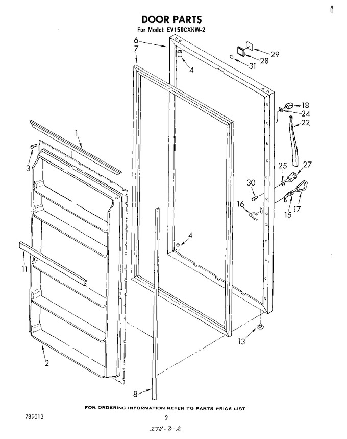 Diagram for EV150CXKW2