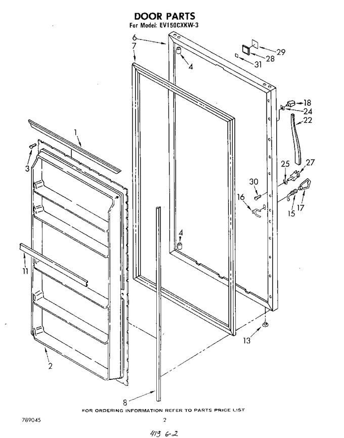 Diagram for EV150CXKW3