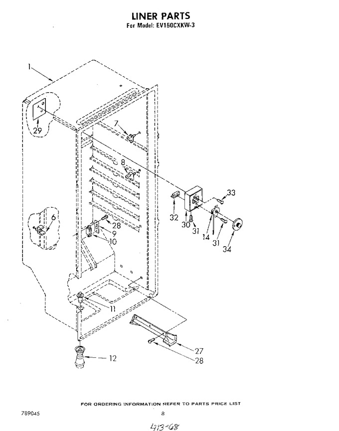 Diagram for EV150CXKW3