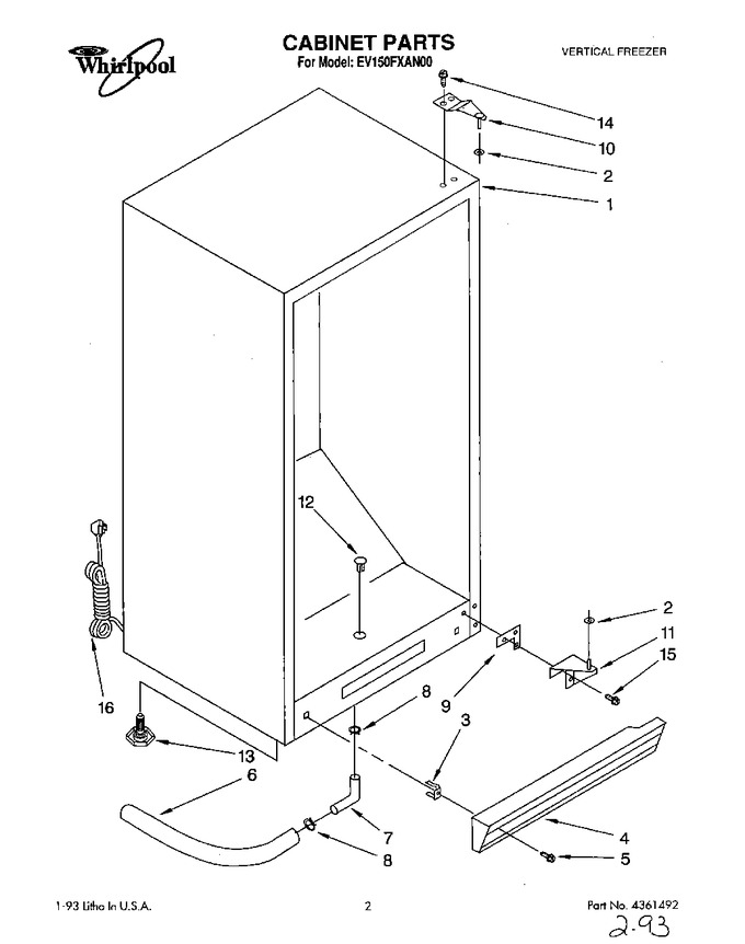 Diagram for EV150FXAN00