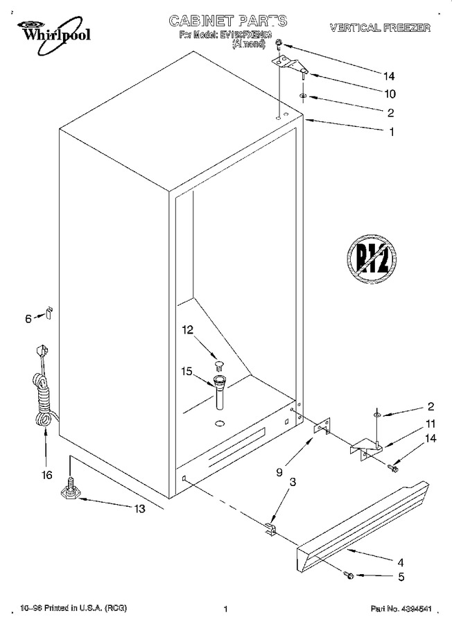 Diagram for EV150FXEN03