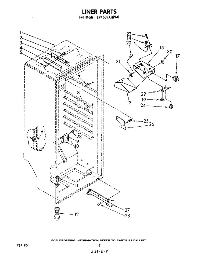Diagram for EV150FXRW0