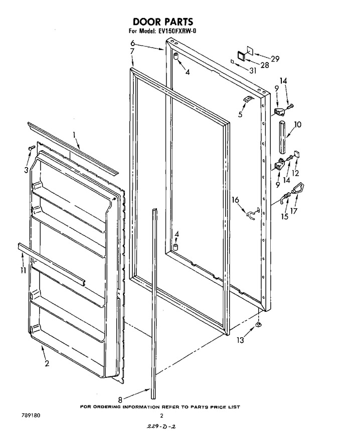 Diagram for EV150FXRW0