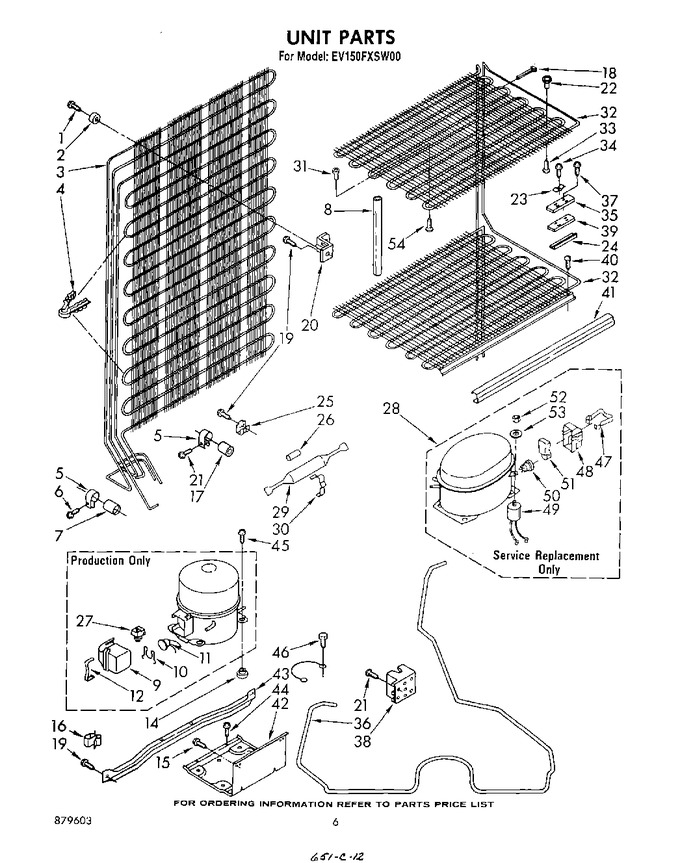 Diagram for EV150FXSW00