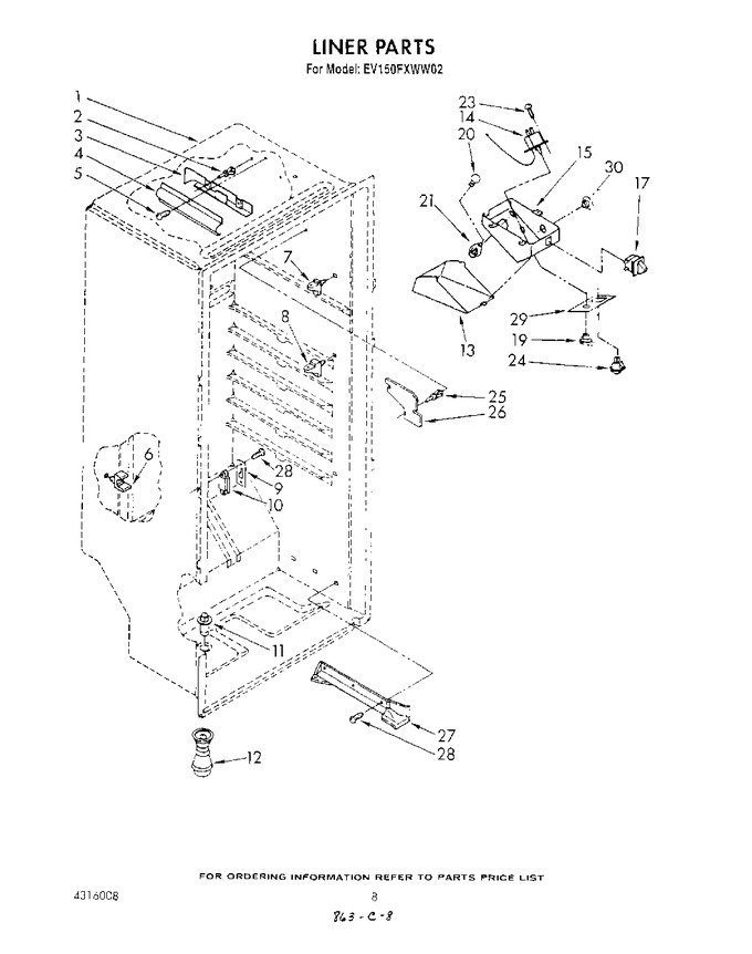 Diagram for EV150FXWN02
