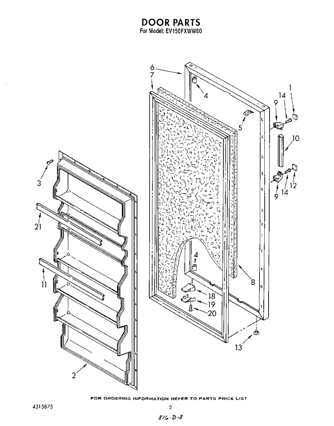 Diagram for EV150FXWW00