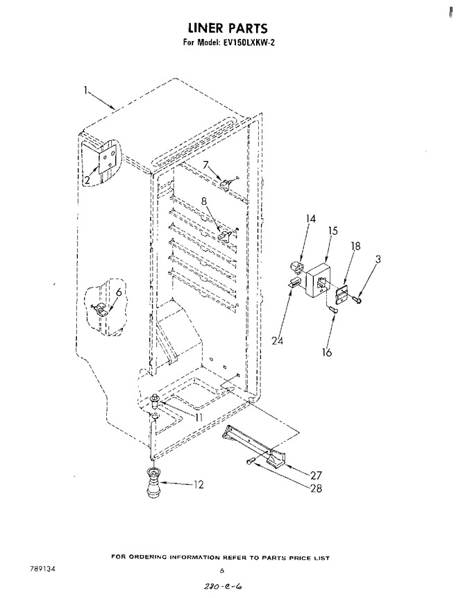 Diagram for EV150LXKW2
