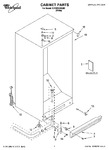 Diagram for 01 - Cabinet Parts