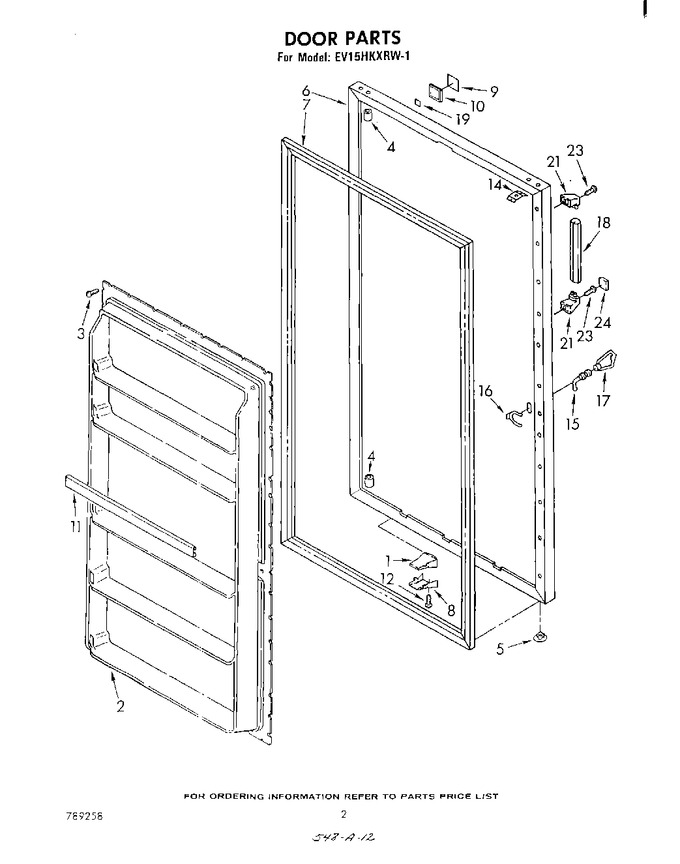 Diagram for EV15HKXRW1
