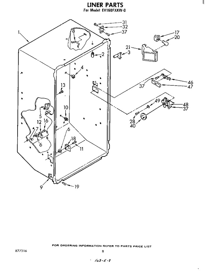 Diagram for EV160FXKW0