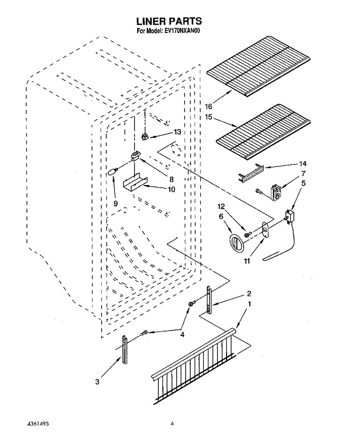 Diagram for EV170NXAN00