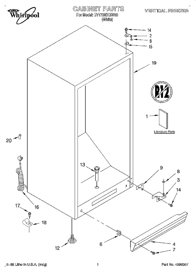 Diagram for EV170NXGW00
