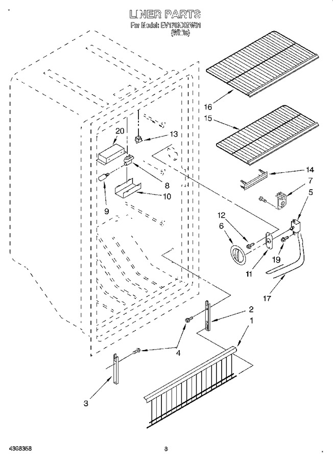 Diagram for EV170NXGW01