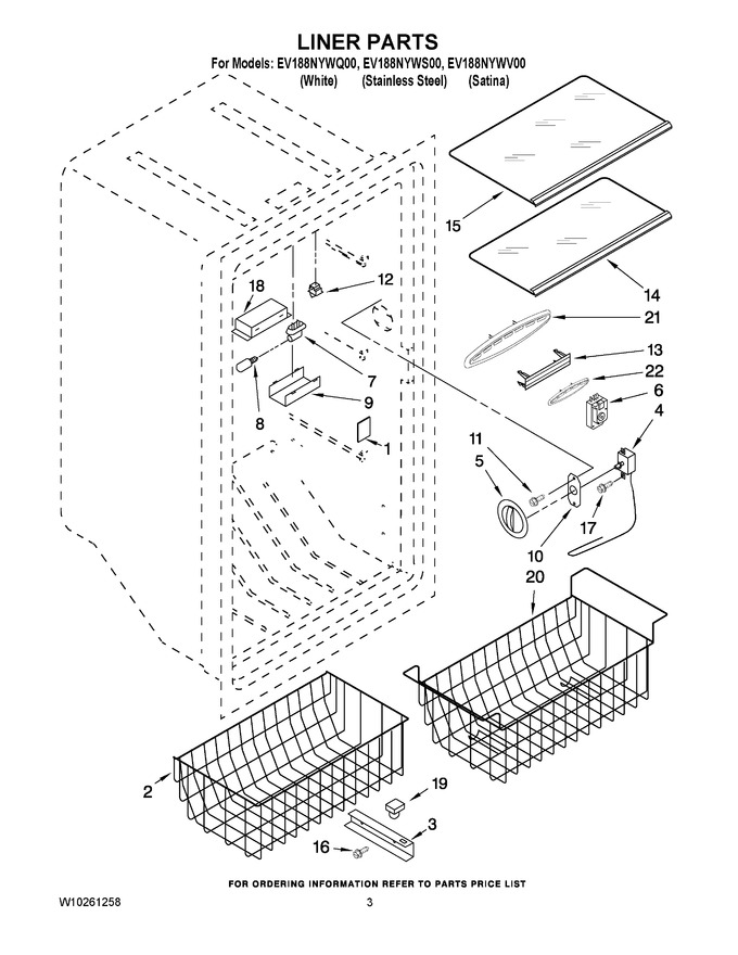 Diagram for EV188NYWQ00