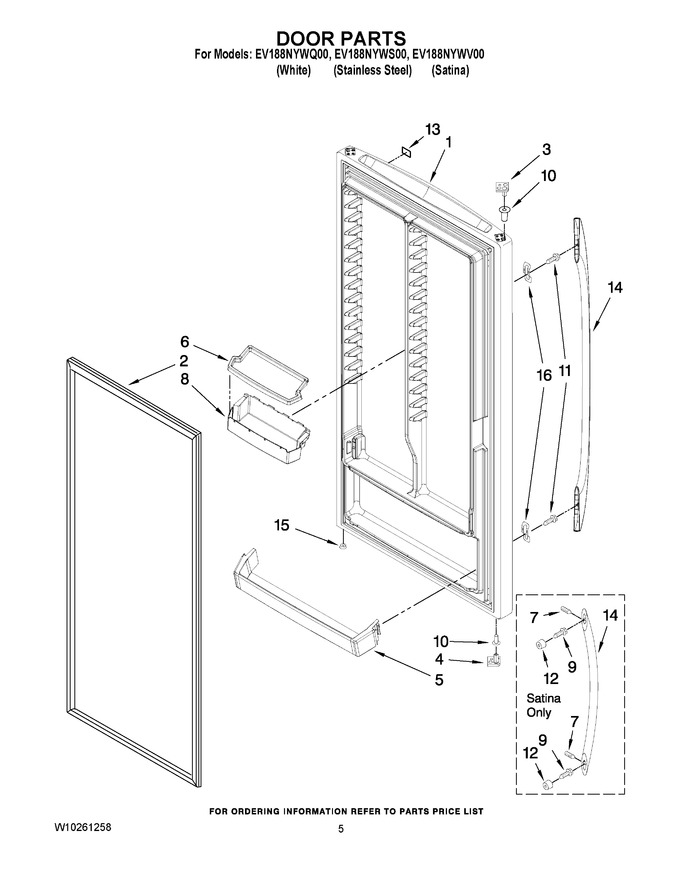 Diagram for EV188NYWS00