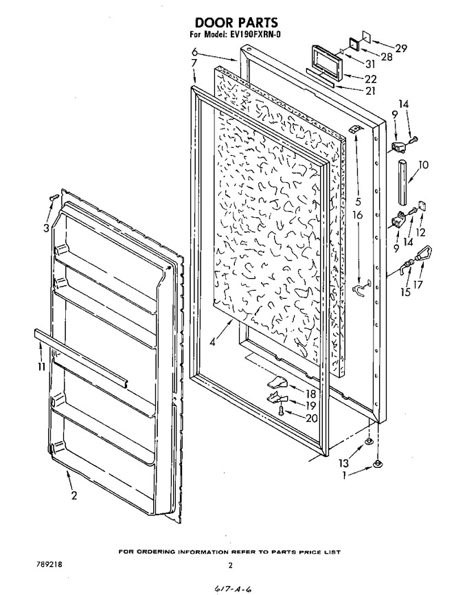Diagram for EV190FXRW0
