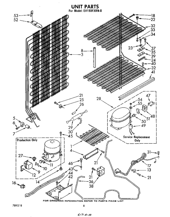 Diagram for EV190FXRW0