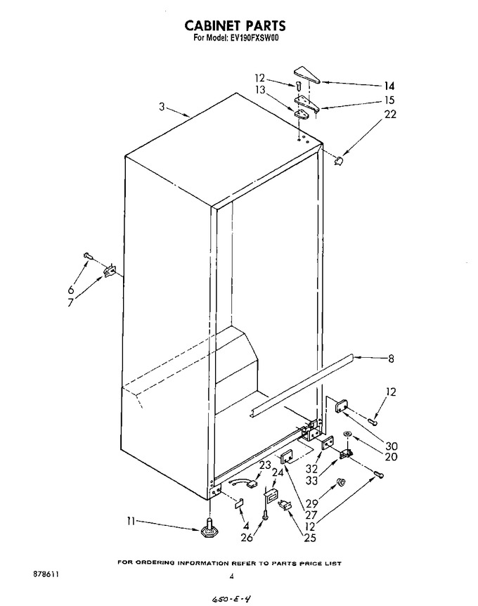 Diagram for EV190FXSW00