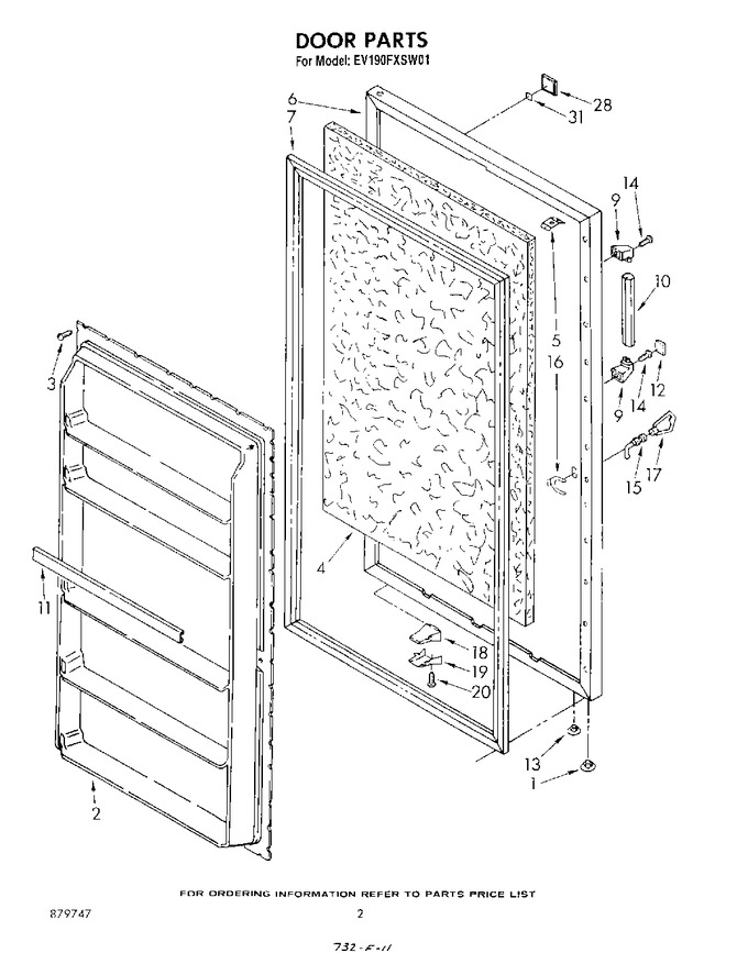 Diagram for EV190FXSW01