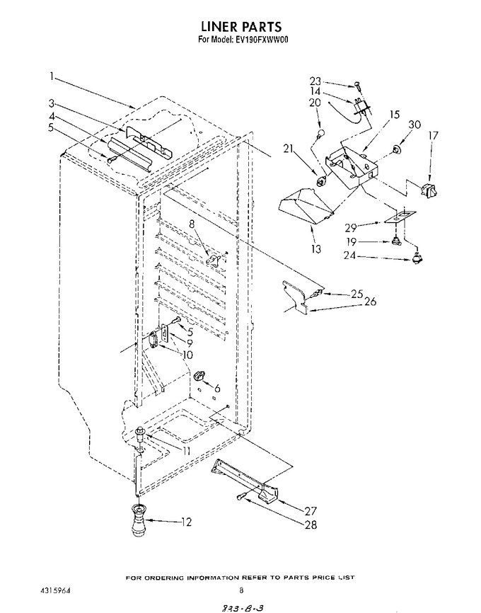 Diagram for EV190FXWW00