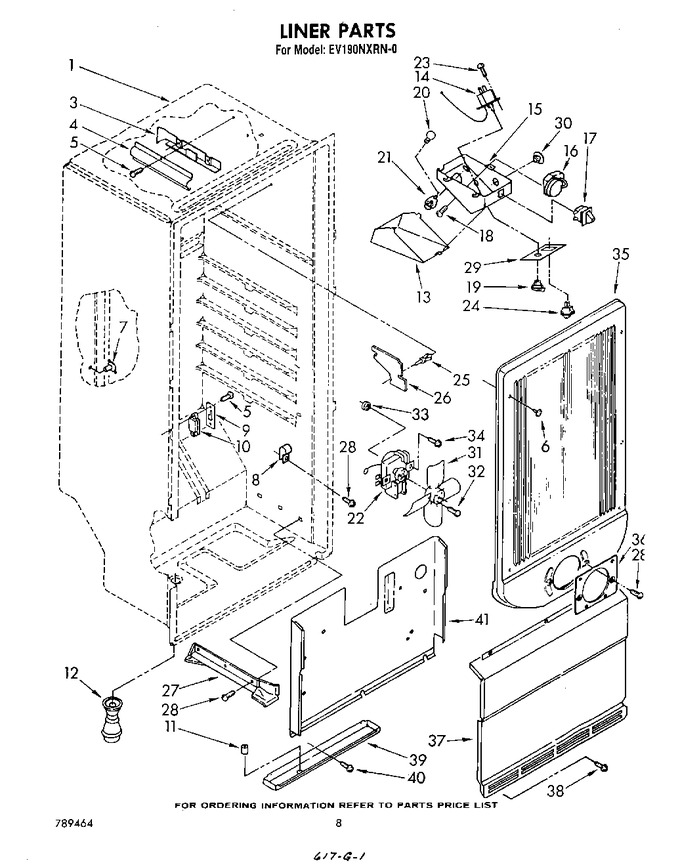 Diagram for EV190NXRW0