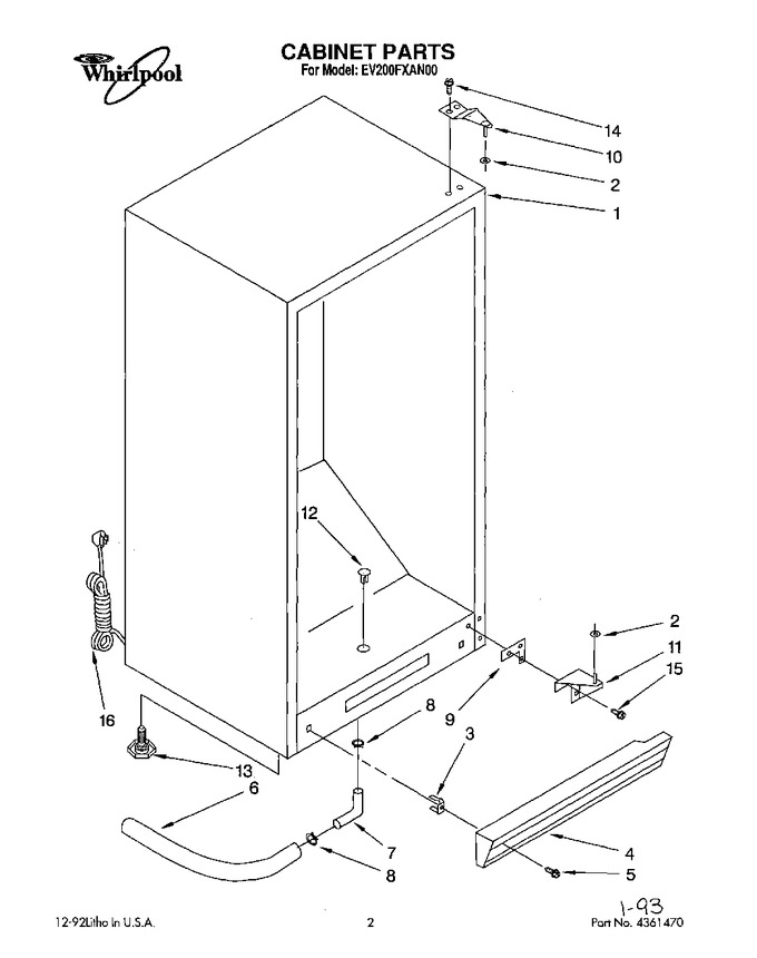 Diagram for EV200FXAN00