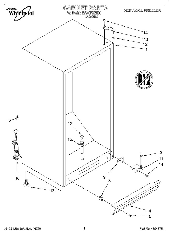 Diagram for EV200FXEN00
