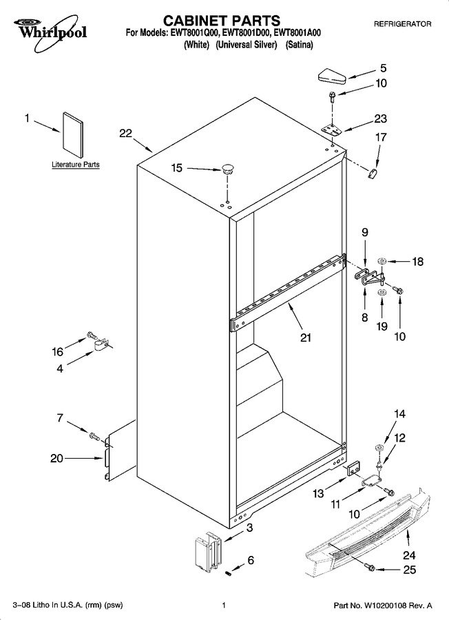 Diagram for EWT8001Q00