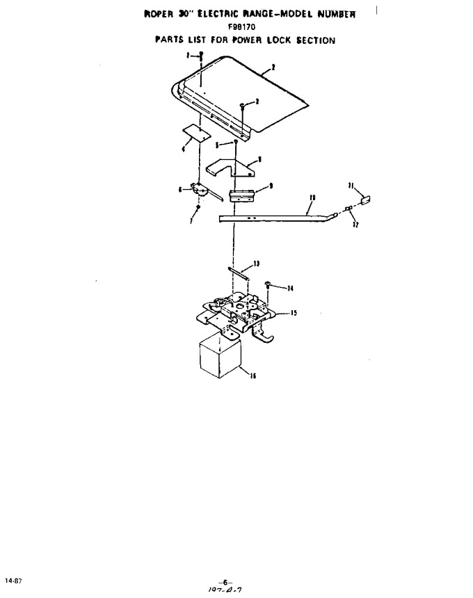 Diagram for F9817W0