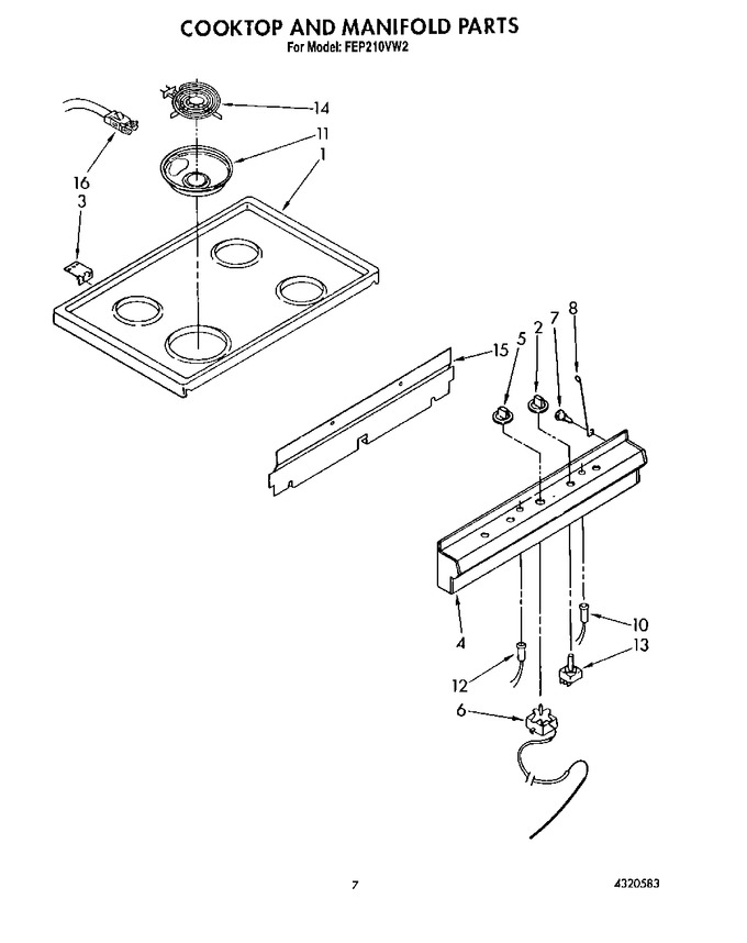 Diagram for FEP210VW2